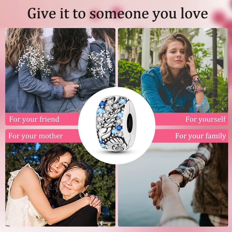 Hapour Store 925 Sterling Silver Charms for Bracelets Necklace European Jewelry Pendant Beads Charm for Women Mom - Image 4